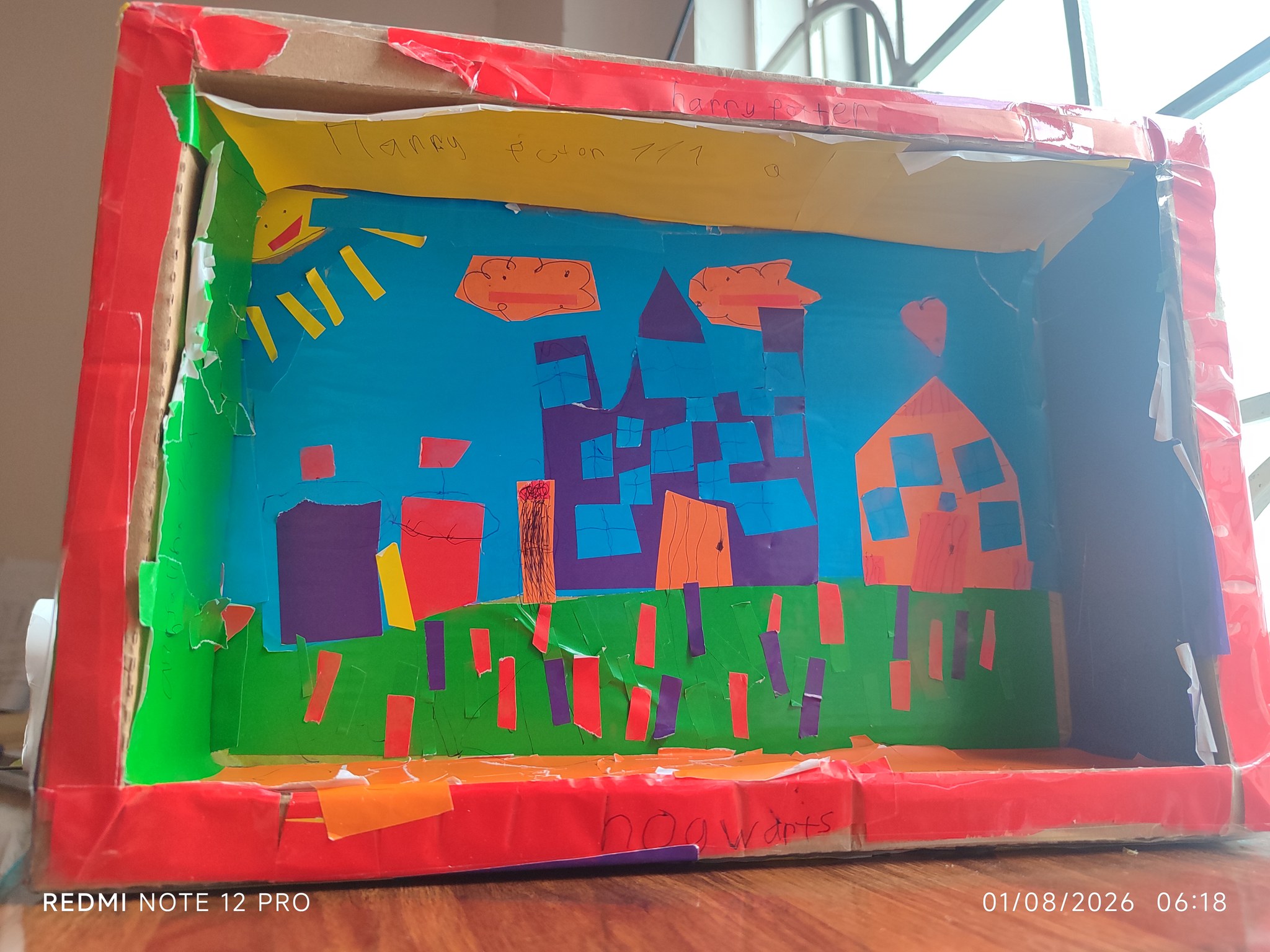 Học viện pháp thuật Hogwarts — hộp quà con tự làm tặng mẹ